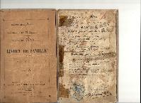Livret de famille Lemerre Dépret